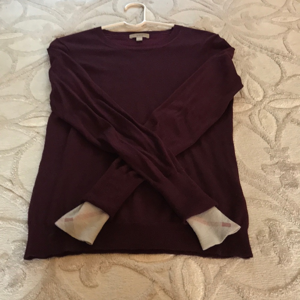 Burberry Brit sweater nova check cuffs